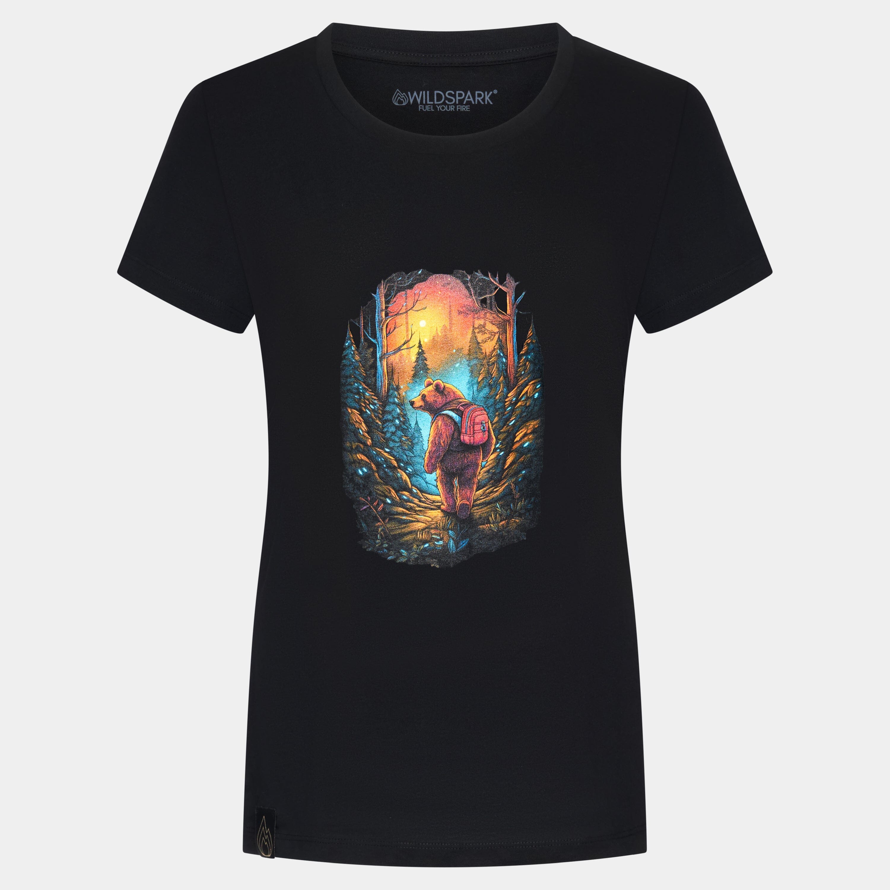 Adventure Time - Premium Damen Organic Shirt Lady-Shirts Wildspark Schwarz XS 