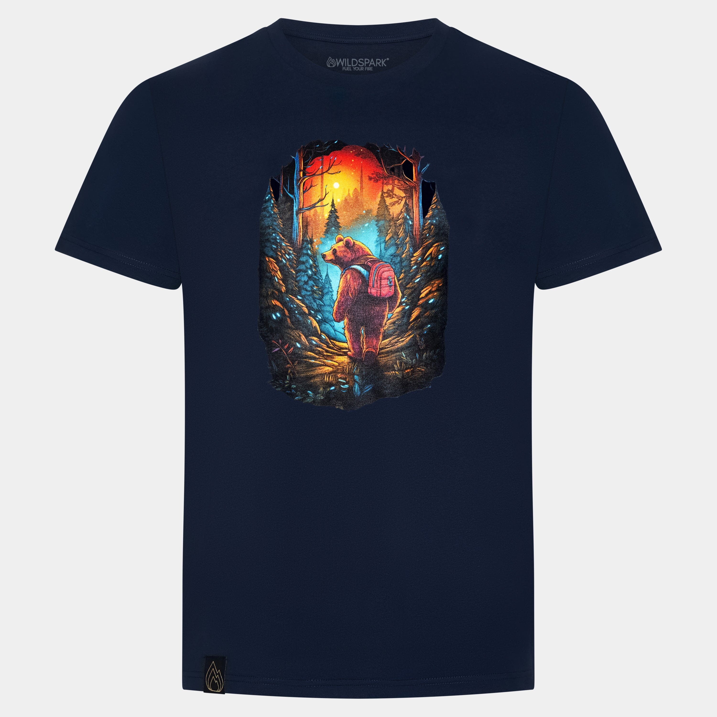 Adventure Time - Premium Organic Shirt Unisex-Shirts Wildspark Navy Blau XS 