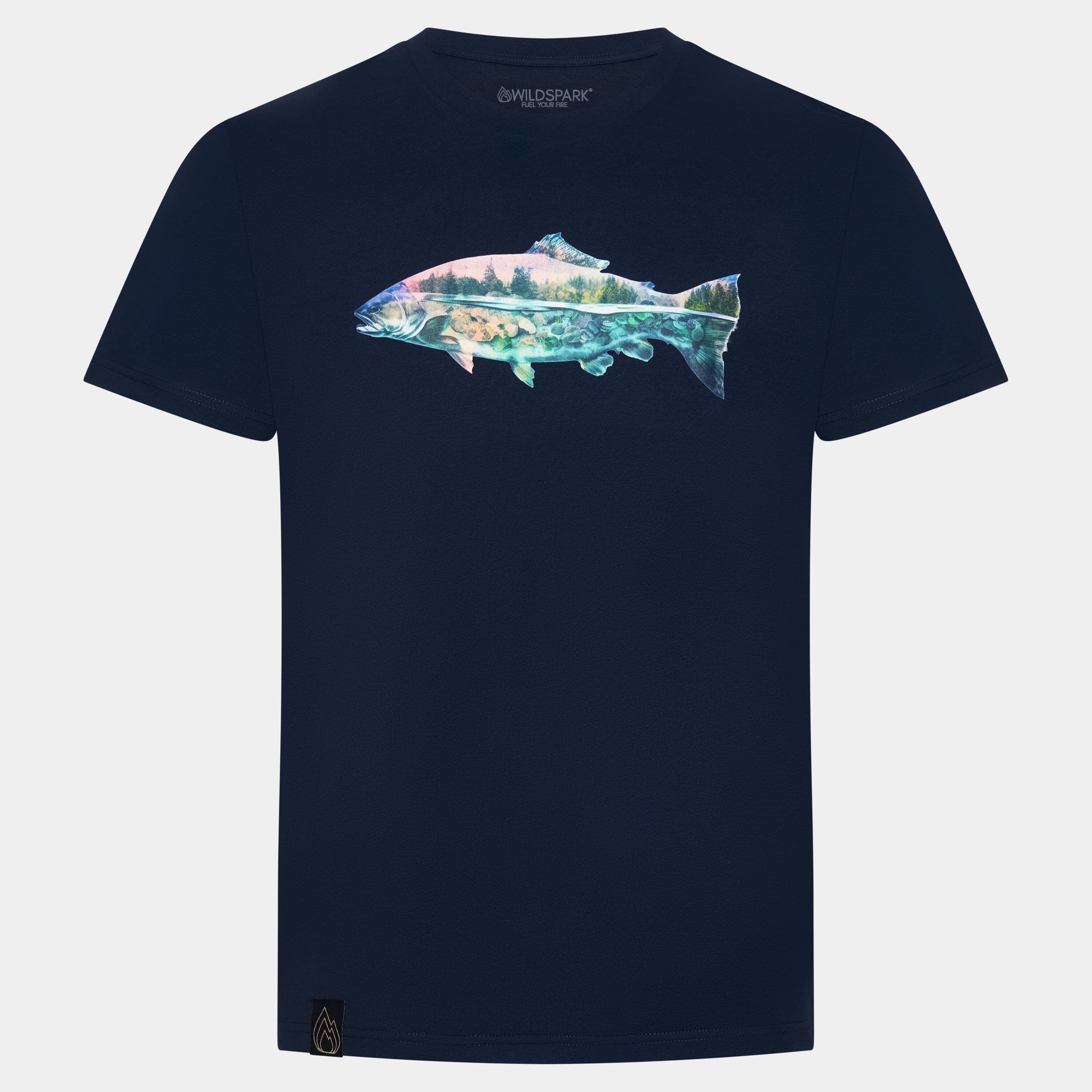 Aqua Explorers - Premium Organic Shirt Unisex-Shirts Wildspark Navy Blau XS 