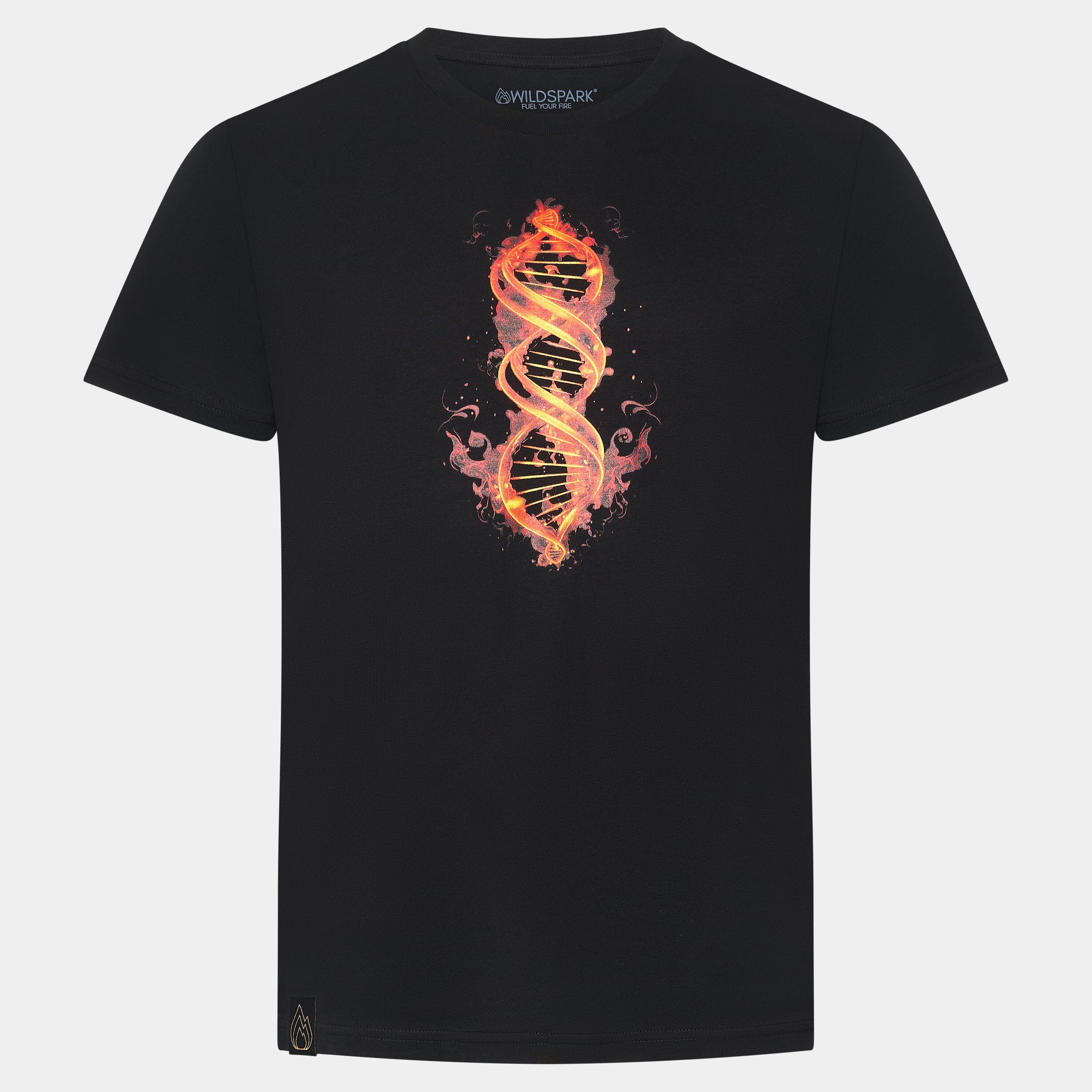 Blazing DNA - Premium Organic Shirt Unisex-Shirts Wildspark Schwarz XS 