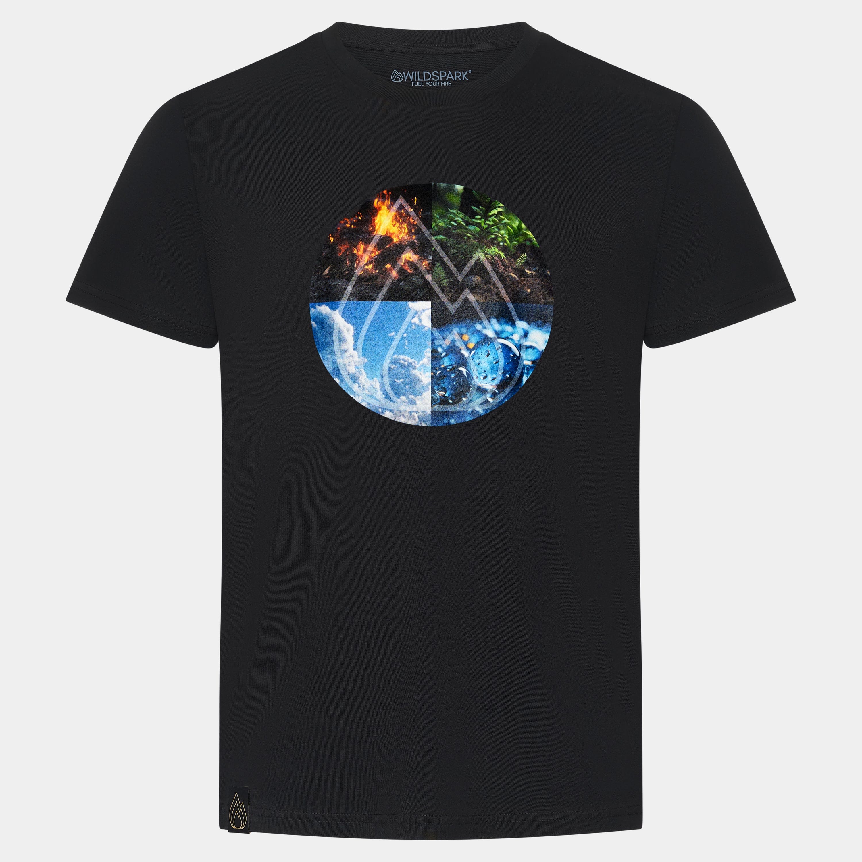 Elements of Life - Premium Organic Shirt Unisex-Shirts Wildspark Schwarz XS 