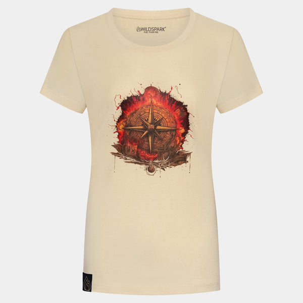Firelit Navigator - Premium Damen Organic Shirt