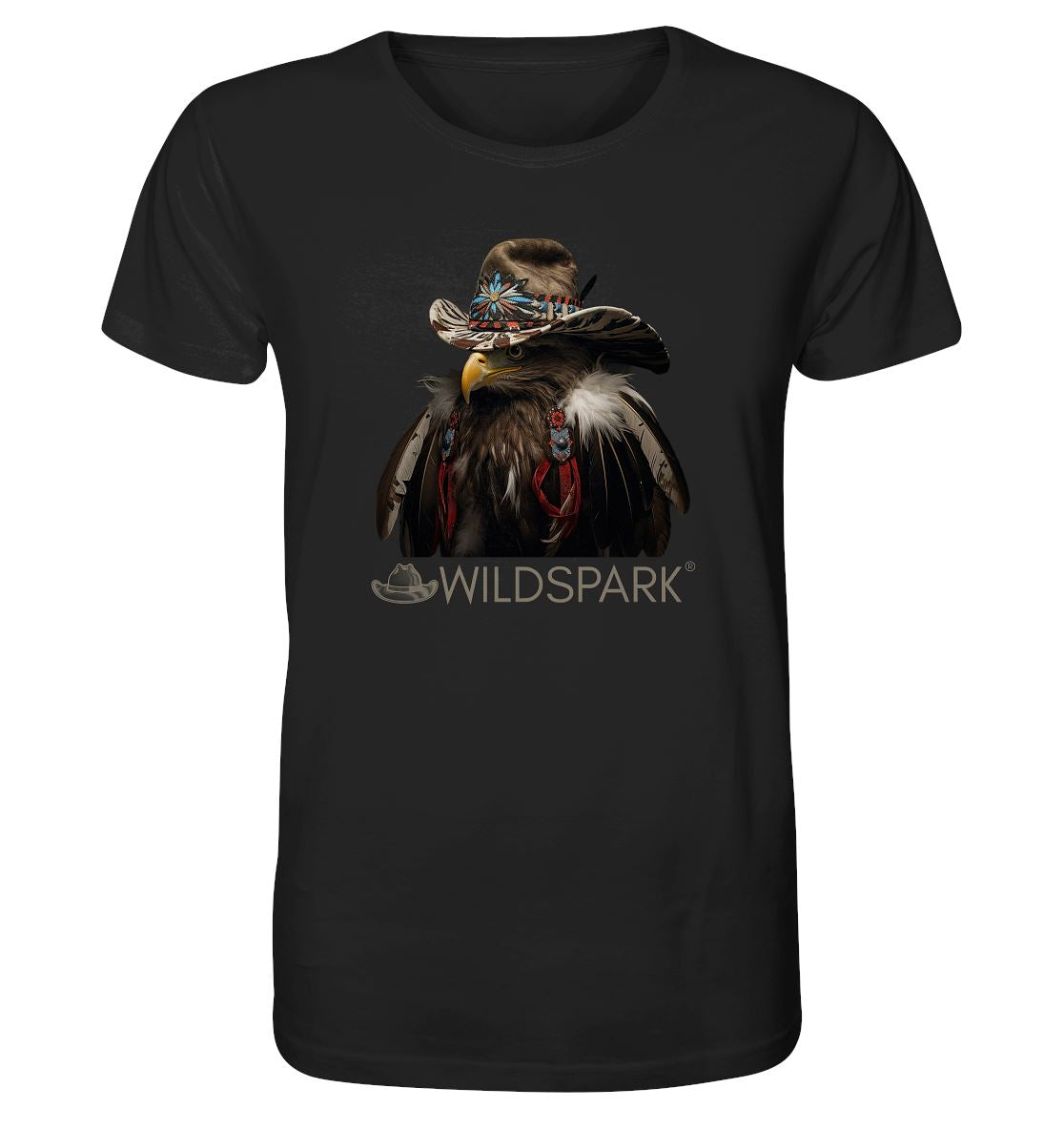 Hawk Signature - Premium Organic Shirt Unisex-Shirts Wildspark Schwarz XS 