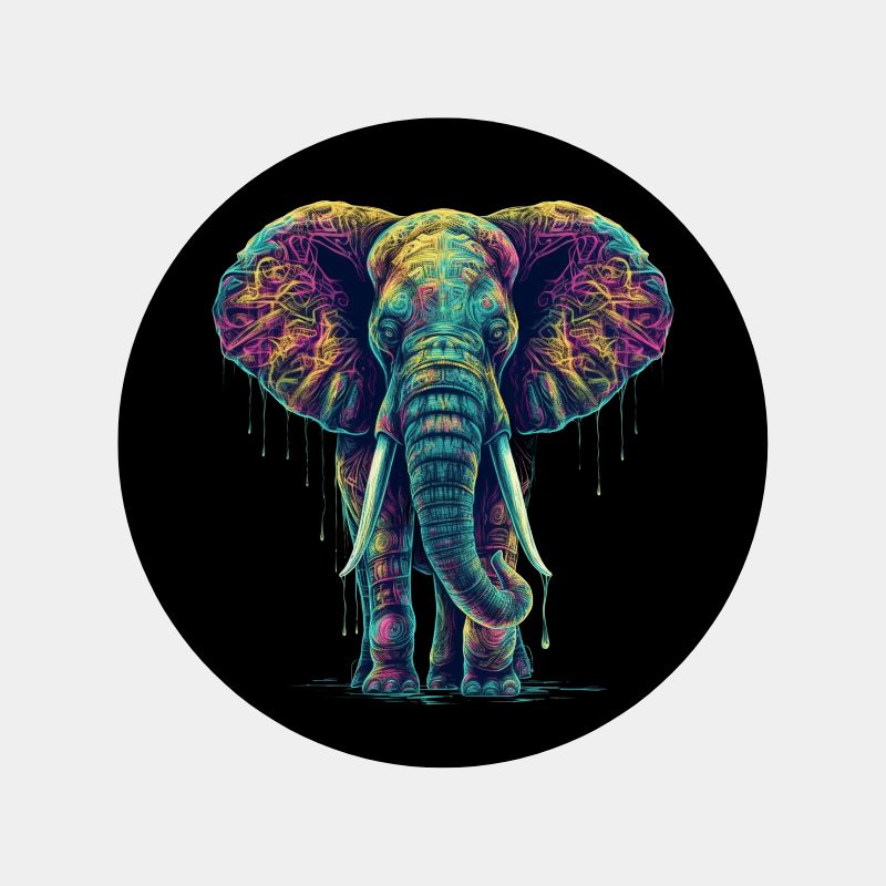 Loxodonta - Premium Organic Oversize Hoodie Hoodies Wildspark 