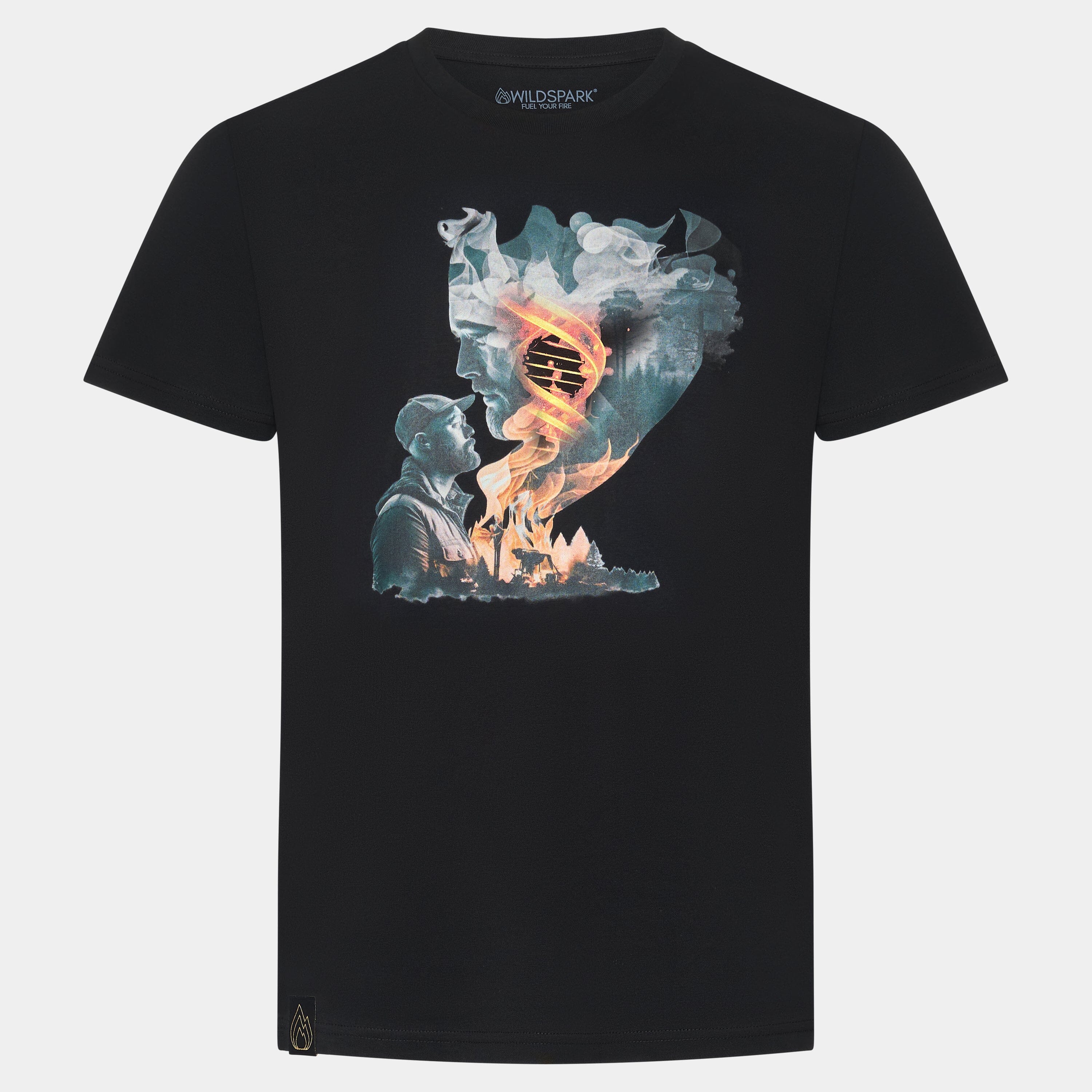 Reflection - Premium Organic Shirt Unisex-Shirts Wildspark Schwarz XS 