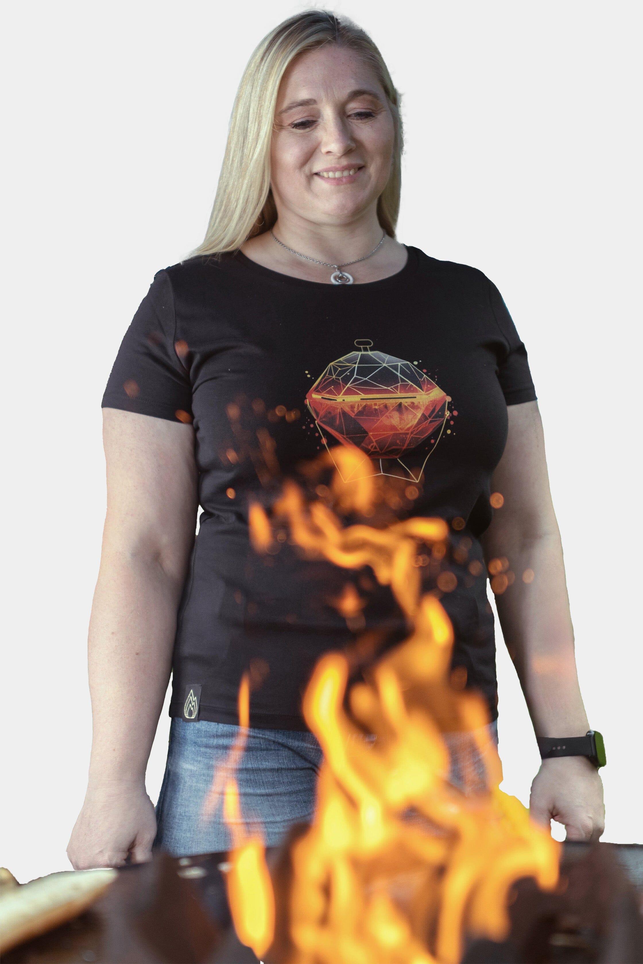 Spark Sphere - Premium Damen Organic Shirt Lady-Shirts Wildspark 