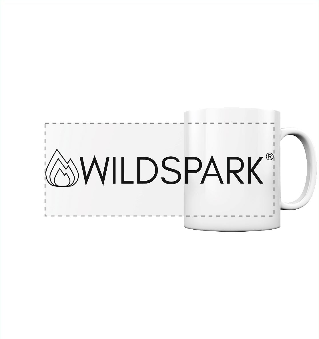 Wildspark Classic Panorama Tasse Trinkgefäße Wildspark Weiß 330ml 