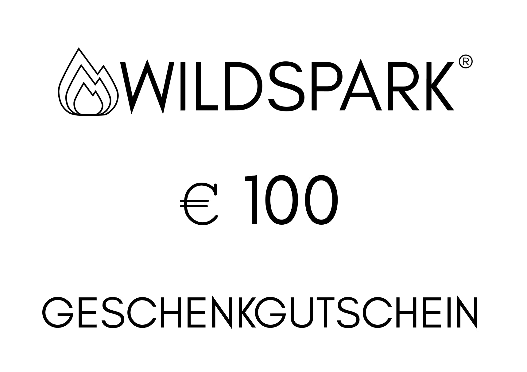 Wildspark-Geschenkgutschein Wildspark 100,00 € 